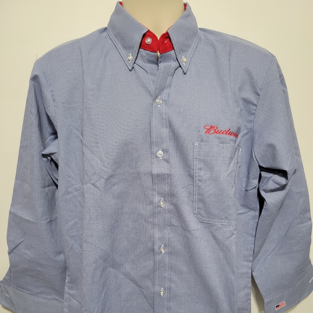 BUDWEISER BUD LIGHT Embroidered PATCH Delivery Man Uniform WORK SHIRT
